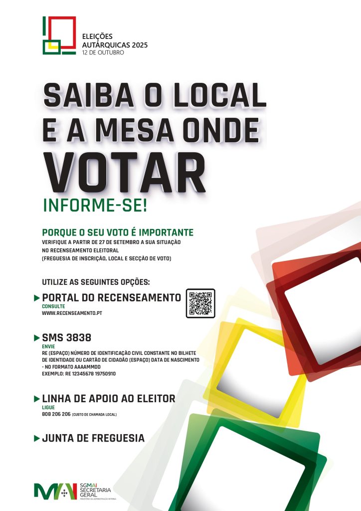 Imagem SAIBA O LOCAL E A MESA ONDE VOTAR